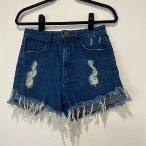 High rise jean shorts from Show Me Your Mumu